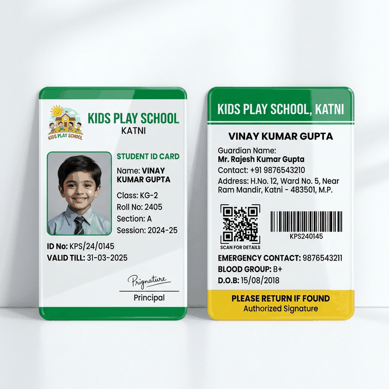 Acrylic ID Card